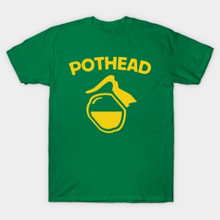 Pot Head: Funny Coffee Addiction T-Shirt